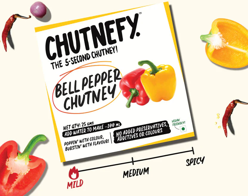 Bell Pepper Chutney | The Versatile Special | Mild