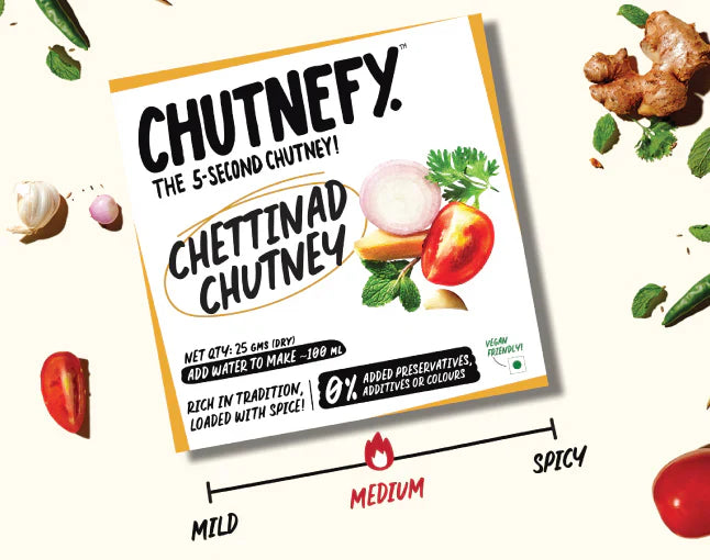 Chettinad Chutney | South Style | Medium Spicy