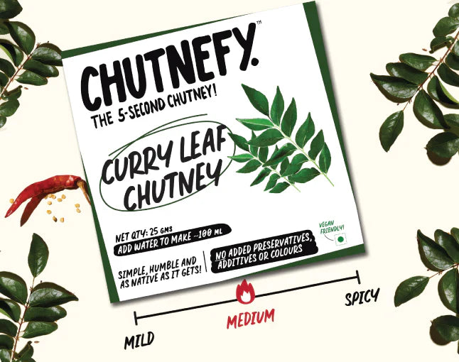 Curry Leaf Chutney | South Style Special | Medium Spicy