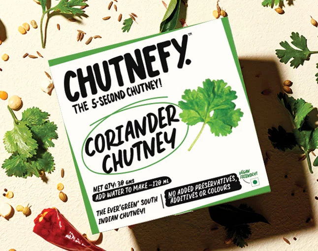 Coriander Chutney | South Style | Mild